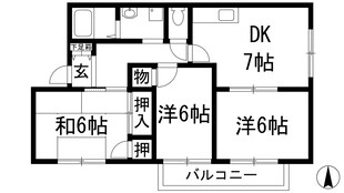 多田壱番館の物件間取画像